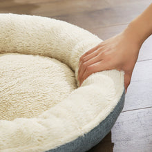 Load image into Gallery viewer, 55cm Dog Sofa Bed Round Shape Fabric Grey