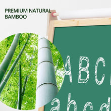 Load image into Gallery viewer, Bamboo Kids Dual-Sided Art Easel with Painting and Drawing Accessories