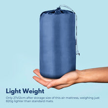 Load image into Gallery viewer, Inflatable Camping Sleeping Pad (Blue)