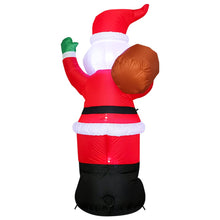 Load image into Gallery viewer, 1.8m Santa Waving Christmas Inflatable with LED