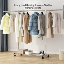 Load image into Gallery viewer, Clothes Rack Stainless Steel One Rail