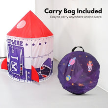 Load image into Gallery viewer, Kids spaceship Tent (Purple and Red)