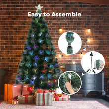 Load image into Gallery viewer, 2.1m Fiber Optic Artificial Christmas Trees