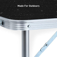 Load image into Gallery viewer, Camping Table 90cm Black
