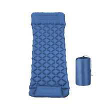Load image into Gallery viewer, Inflatable Camping Sleeping Pad (Blue)