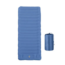 Load image into Gallery viewer, Inflatable Camping Sleeping Pad (Blue)