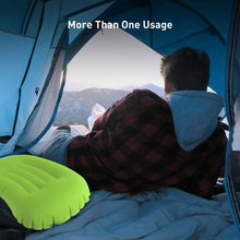 Load image into Gallery viewer, KILIROO Inflatable Camping Travel Pillow - Green