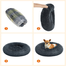 Load image into Gallery viewer, Dog Bed with Removable Washable Cusion Dark Gray