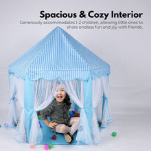 Load image into Gallery viewer, Kids pretend PlayHexagonal Tent (Blue)