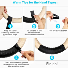 Load image into Gallery viewer, Wooden Gymnastic Rings with Adjustable Numbered Straps (Wooden)