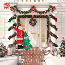 Load image into Gallery viewer, 2.5m Santa and Christmas Tree Christmas Inflatable with LED