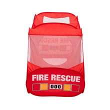 Load image into Gallery viewer, Kids Fire fighting truck Tent (Red)