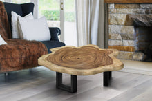 Load image into Gallery viewer, Unique Saur Wood Round Coffee Table, generous 95cm across one of kind 100% unique designed by nature