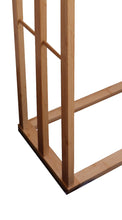 Load image into Gallery viewer, CARLA HOME Bamboo Towel Bar Metal Holder Rack 3-Tier Freestanding for Bathroom and Bedroom
