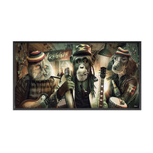 Load image into Gallery viewer, Wall art canvas framed print 100 x 50cm.