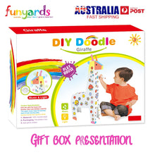 Load image into Gallery viewer, Cardboard pretend GIRAFFE - 3D DIY craft GIRAFFE Animal -easy build & decorate