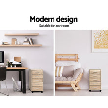 Load image into Gallery viewer, 5 Drawer Filing Cabinet Storage Drawers Wood Study Office School File Cupboard-3