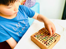 Load image into Gallery viewer, Snakes and Ladders - wooden board game, family game for kids, table game