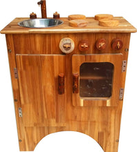 Load image into Gallery viewer, Combo Wooden Stove and Sink