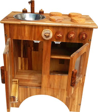 Load image into Gallery viewer, Combo Wooden Stove and Sink