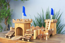 Load image into Gallery viewer, Wooden Medieval Castle