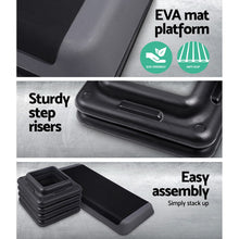 Load image into Gallery viewer, Everfit Set of 2 Aerobic Step Exercise Stepper Riser Steps
