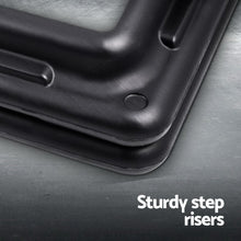 Load image into Gallery viewer, Everfit Set of 2 Aerobic Step Exercise Stepper Riser Steps
