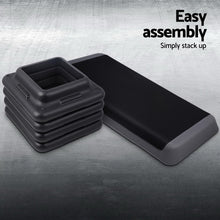 Load image into Gallery viewer, Everfit Set of 2 Aerobic Step Exercise Stepper Riser Steps