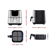 Load image into Gallery viewer, Devanti Air Fryer 7L LCD Fryers Oil Free Oven Airfryer Kitchen Healthy Cooker