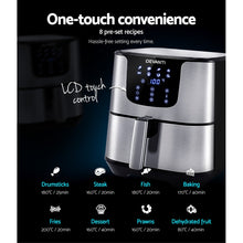 Load image into Gallery viewer, Devanti Air Fryer 7L LCD Fryers Oil Free Oven Airfryer Kitchen Healthy Cooker