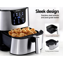 Load image into Gallery viewer, Devanti Air Fryer 7L LCD Fryers Oil Free Oven Airfryer Kitchen Healthy Cooker