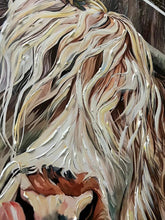 Load image into Gallery viewer, Wall art canvas framed print Highlander 90 x 60cm.