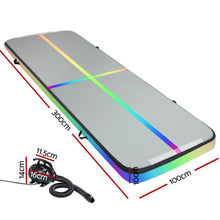 Load image into Gallery viewer, Everfit 3M Air Track Gymnastics Tumbling Exercise Mat Inflatable Mats + Pump