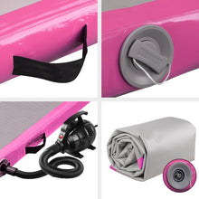 Load image into Gallery viewer, Everfit GoFun 3X1M Inflatable Air Track Mat with Pump Tumbling Gymnastics Pink