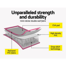 Load image into Gallery viewer, Everfit GoFun 3X1M Inflatable Air Track Mat with Pump Tumbling Gymnastics Pink