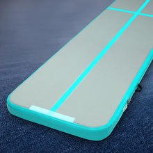 Load image into Gallery viewer, Everfit GoFun 4X1M Inflatable Air Track Mat Tumbling Floor Home Gymnastics Green