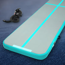 Load image into Gallery viewer, Everfit GoFun 4X1M Inflatable Air Track Mat with Pump Tumbling Gymnastics Green