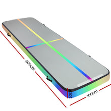 Load image into Gallery viewer, Everfit 4X1X0.2M Air Track Inflatable Tumbling Mat Gymnastics Yoga Mat
