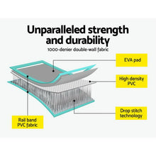 Load image into Gallery viewer, Everfit GoFun 5X1M Inflatable Air Track Mat with Pump Tumbling Gymnastics Green