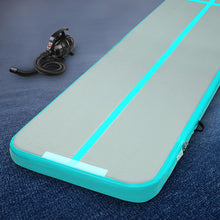 Load image into Gallery viewer, Everfit GoFun 5X1M Inflatable Air Track Mat with Pump Tumbling Gymnastics Green