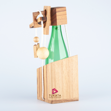 Load image into Gallery viewer, Brainteaser wine bottle mystery lock puzzle- open the lock before you can have a drink! Great party gift
