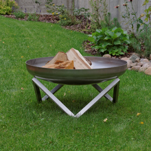 Load image into Gallery viewer, ALFRED RIESS Darvaza Stainless Steel Fire Pit - Large