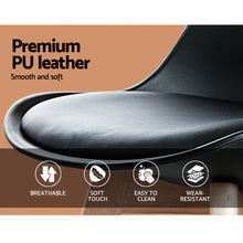 Load image into Gallery viewer, Artiss Set of 4 Padded Dining Chair - Black