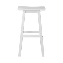 Load image into Gallery viewer, Artiss Set of 2 Beech Wood Bar Stools - White