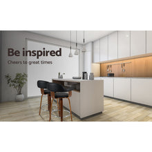 Load image into Gallery viewer, Artiss Set of 2 Bar Stools PU Leather Wooden Swivel - Wood, Chrome and Black