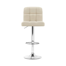 Load image into Gallery viewer, Artiss Set of 2 PU Leather Gas Lift Bar Stools - Beige