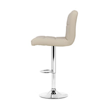 Load image into Gallery viewer, Artiss Set of 2 PU Leather Gas Lift Bar Stools - Beige