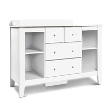 Load image into Gallery viewer, Keezi Baby Change Table Tall boy Drawers Dresser Chest Storage Cabinet White
