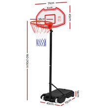 Load image into Gallery viewer, Pro Portable Basketball Stand System Hoop Height Adjustable Net Ring