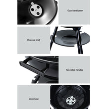 Load image into Gallery viewer, Grillz Charcoal BBQ Smoker Drill Outdoor Camping Patio Barbeque Steel Oven